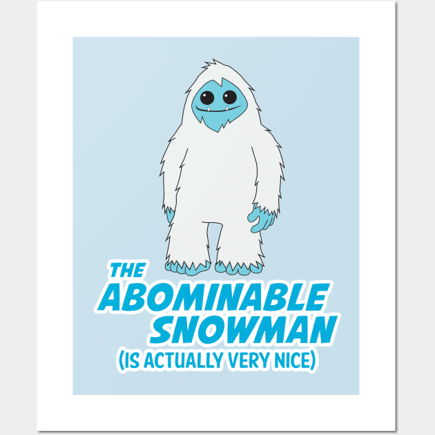 Abominable Snowman Wall Art by Mstiv